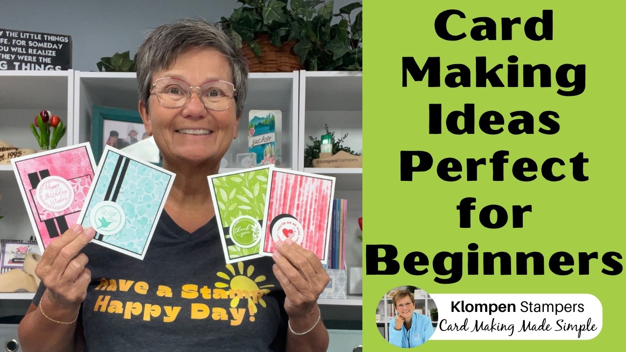 Jump Into Card Making: Easy Cards for Beginners with Simple Stamps & Paper