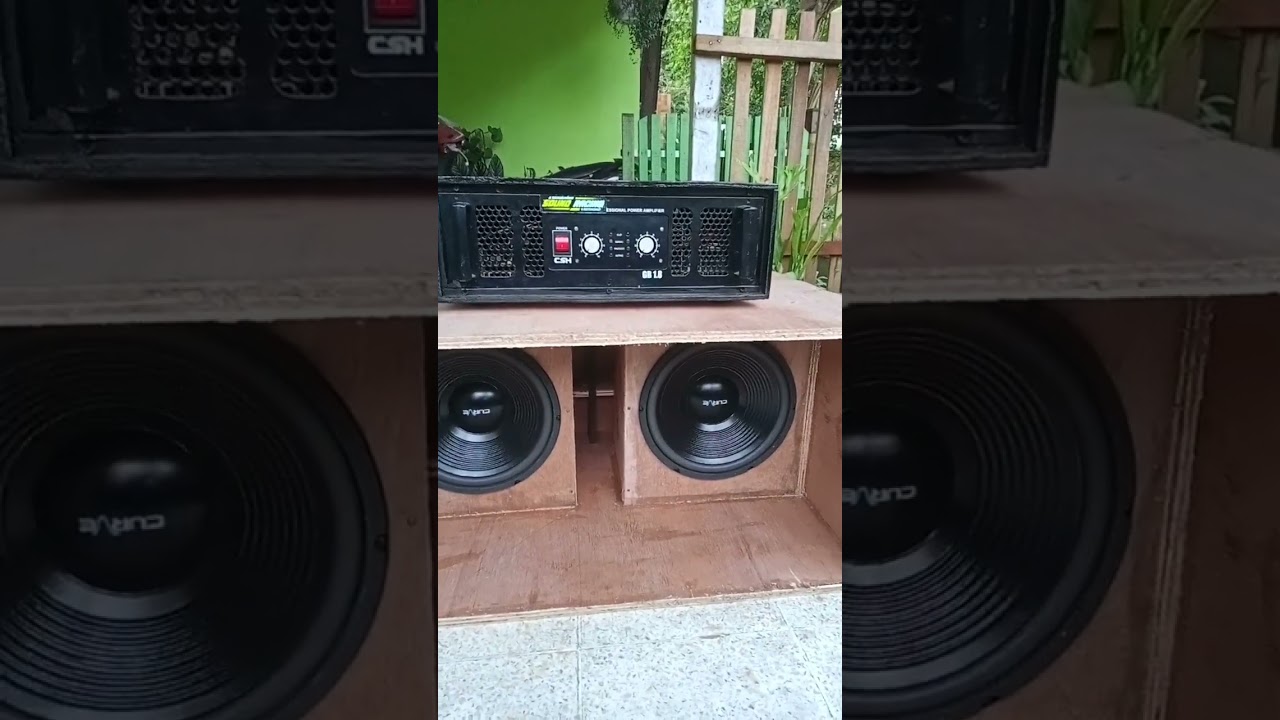 proses tuning Box speaker dobel ACR curve 12 inchi#speaker#shorts#box# curve