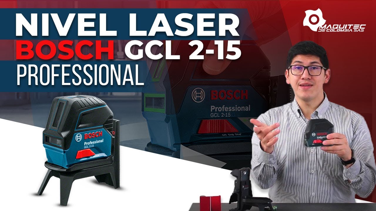 Nivel laser Bosch GCL 2-15 Professional - Maquitec