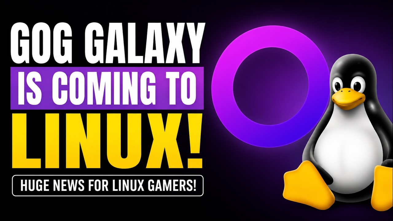 GOG Galaxy НАКОНЕЦ-ТО выходит на Linux! | Огромные новости для Linux-гейминга 🎮🐧