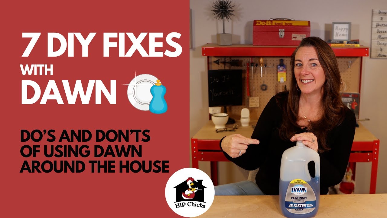 DAWN dish soap - DIY uses around the house