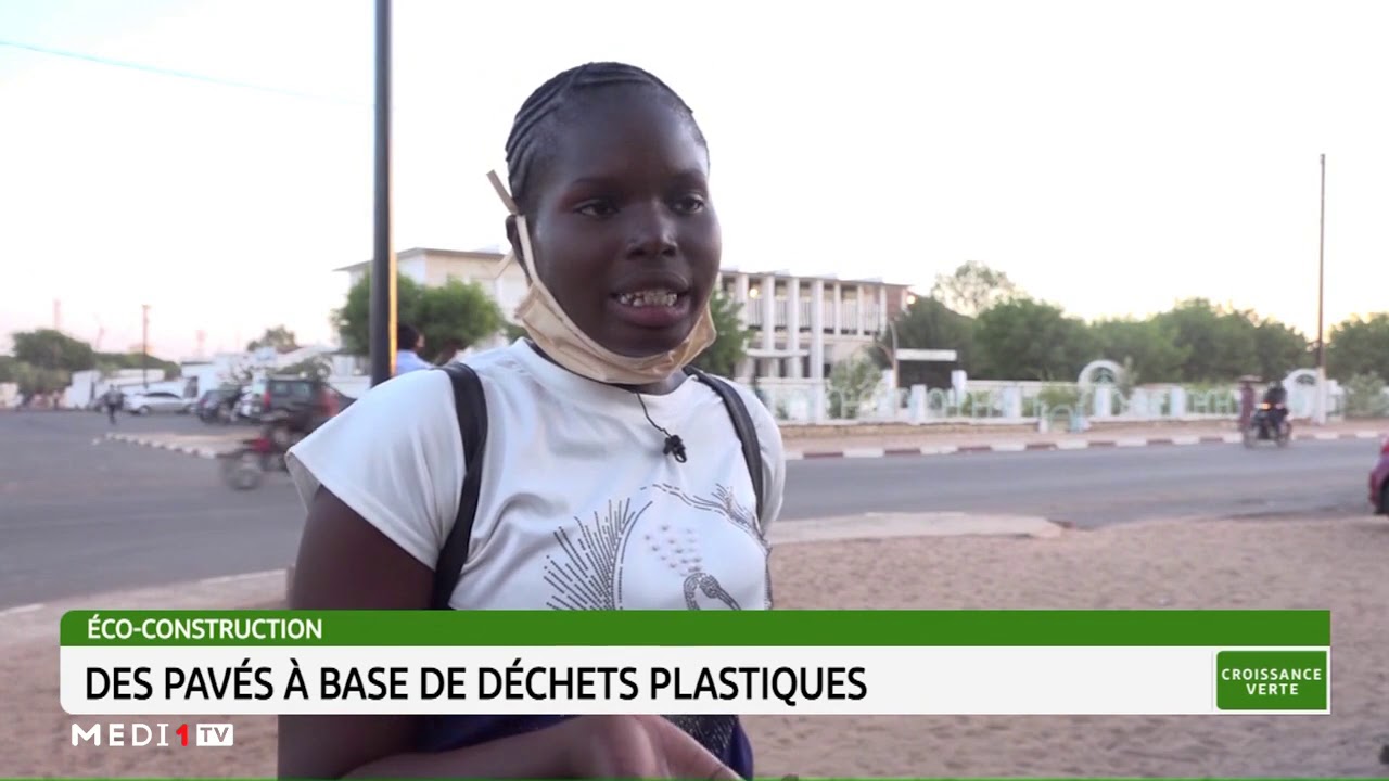 Eco-construction: des pavés à base de déchets plastiques