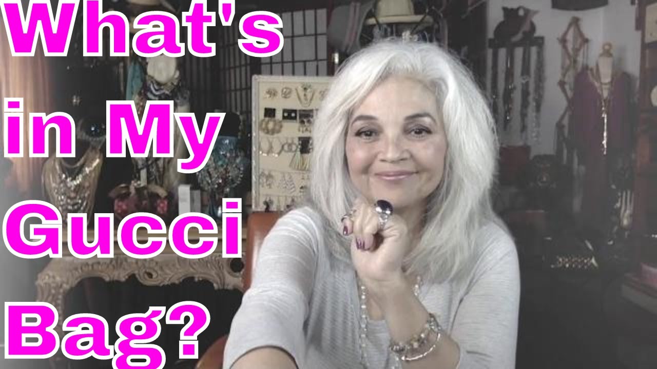 What's in my Gucci Bag? Thrifted Designer Bags I Find Treasure At The Goodwill