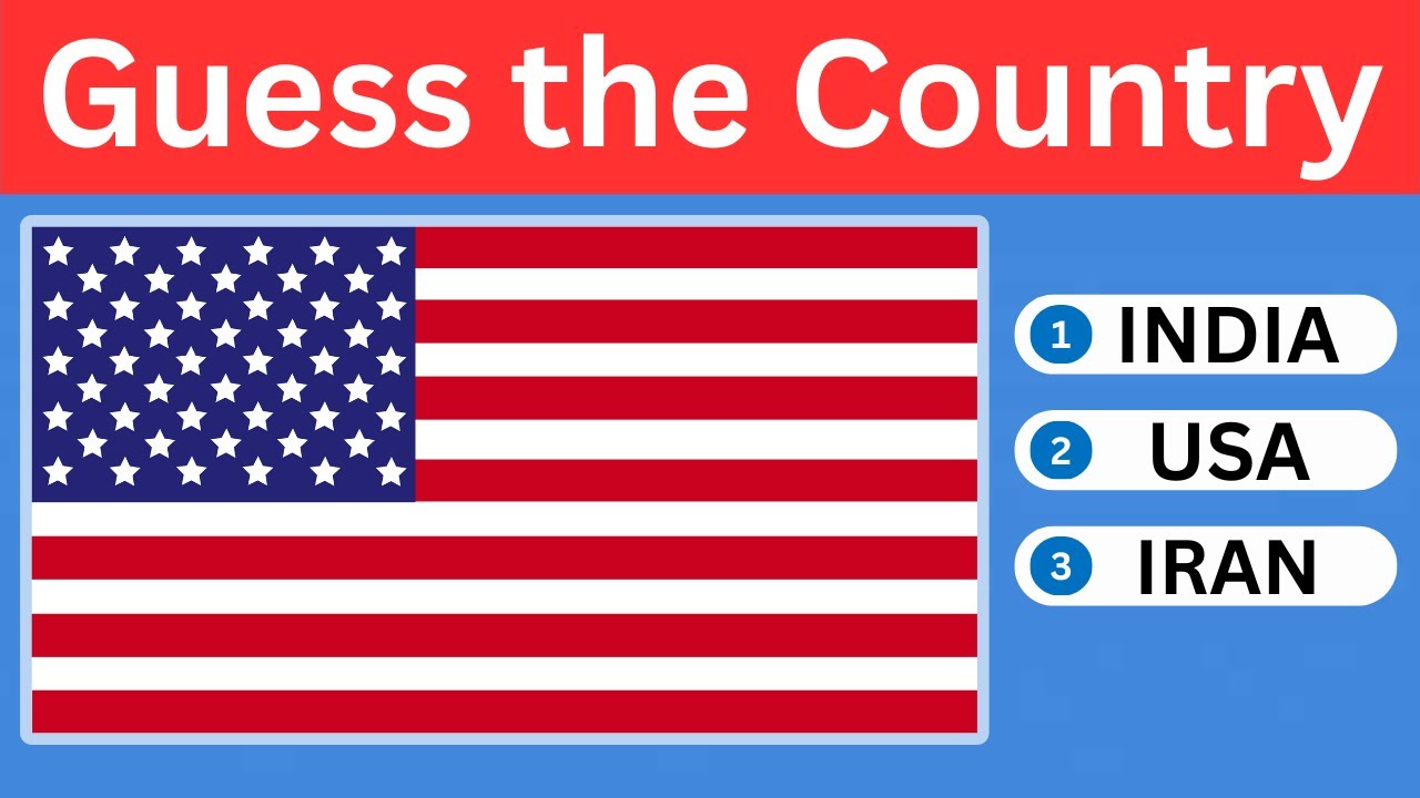 Can You Guess the Country by  Flag?🌍 | QUIZ