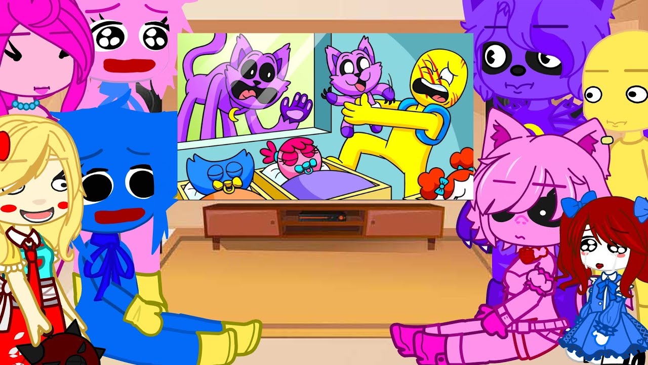 Poppy Playtime Chapter 3 React To Chapter 3, But Everyone's a Baby II Naomi 🐰