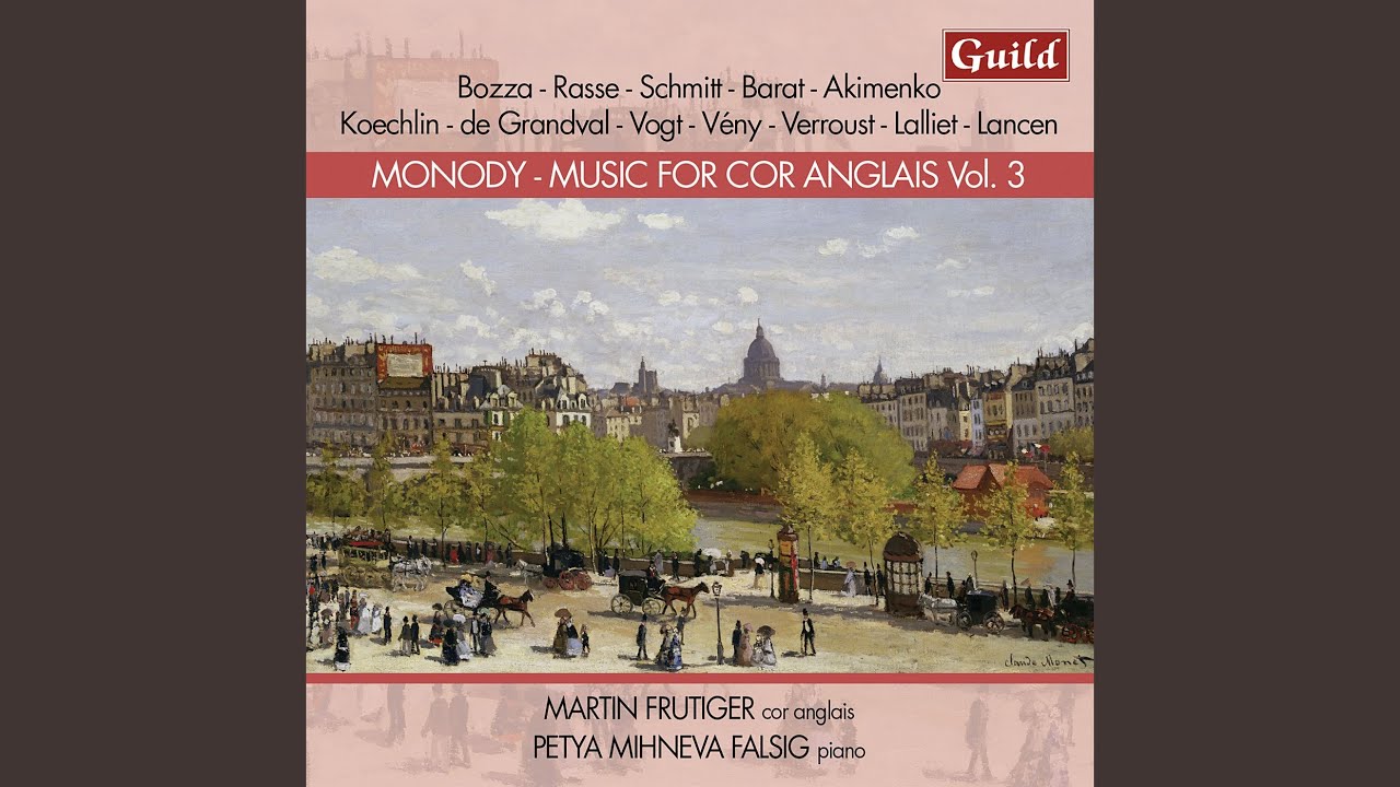 Suite, Op. 185: M&eacute;lop&eacute;e pour s&rsquo;&eacute;vader du r&eacute;el