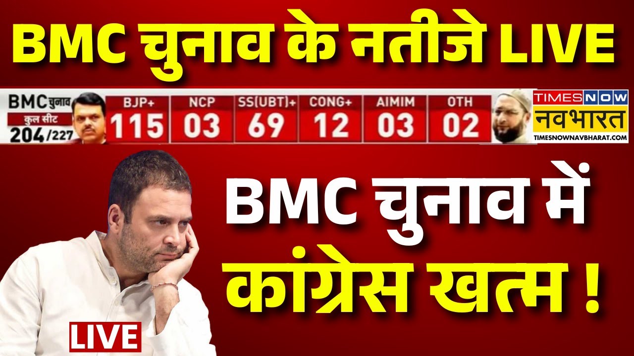 Election Results 2026 Live । BMC चुनाव में कांग्रेस को फायदा ! BMC Election Results । Hindi News