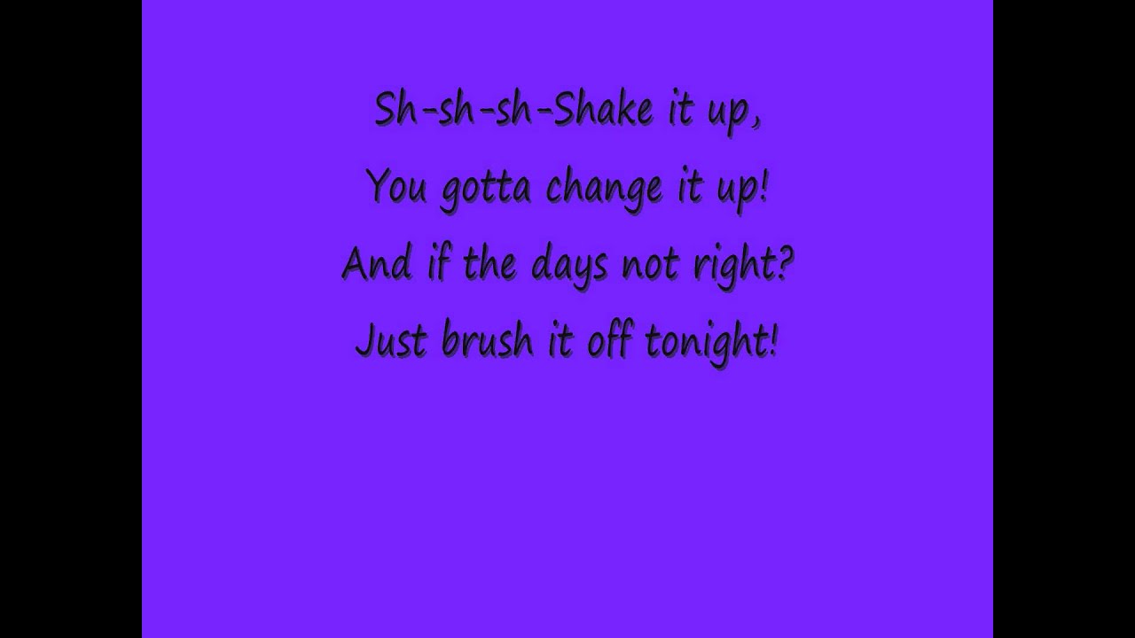 Selena Gomez - Shake it up (Lyrics)