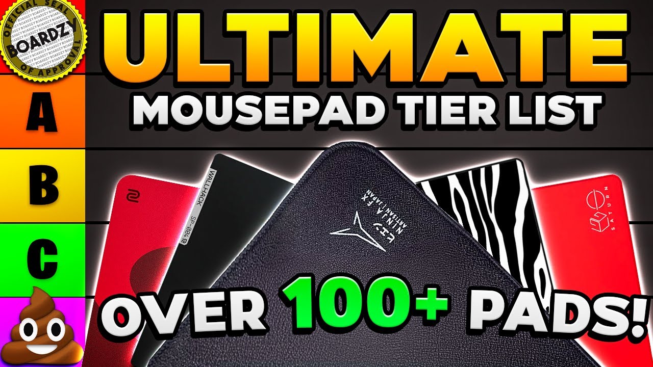 2024 ULTIMATE Gaming Mousepad Tier List! 85+ MOUSEPADS (SHOCKING)