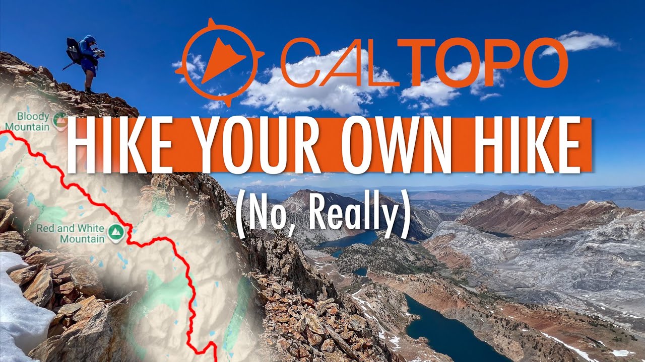 Unlock Off-Trail Backpacking With These CalTopo Tools | How I Develop Routes