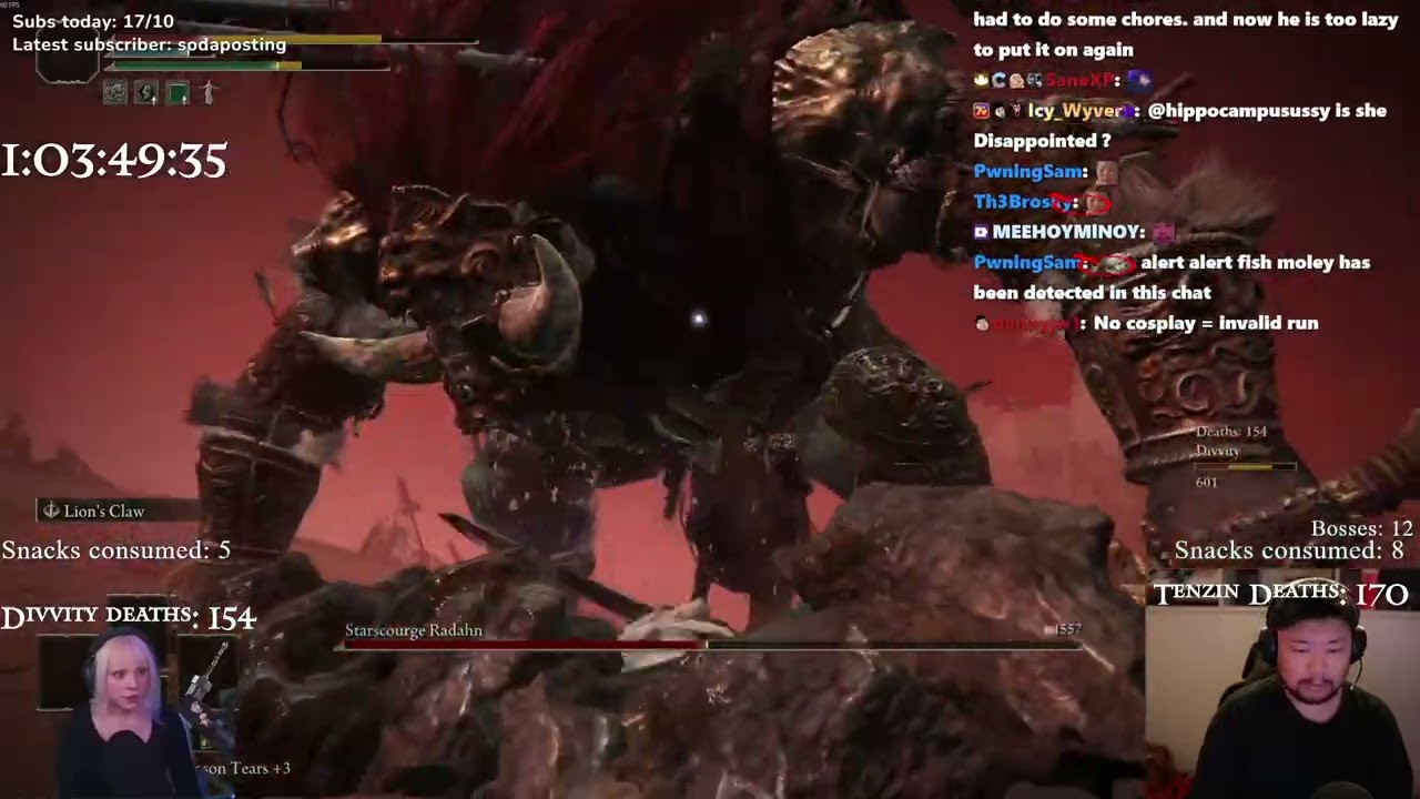 [5/18] 2026-02-22 'NOT ENDING STREAM UNTIL WE BEAT ELDEN RING CO-OP🔥WITH @Divvity'