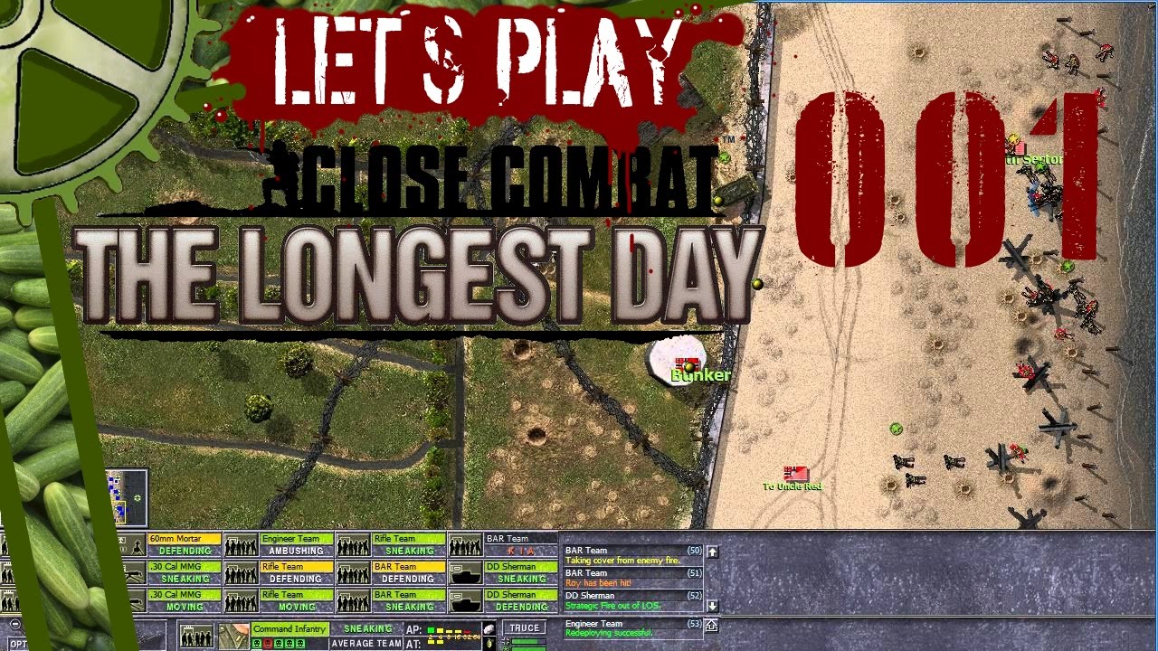 Let's Play: Close Combat, The Longest Day (001): Hope Jerry Don't Mind Me Dropping In