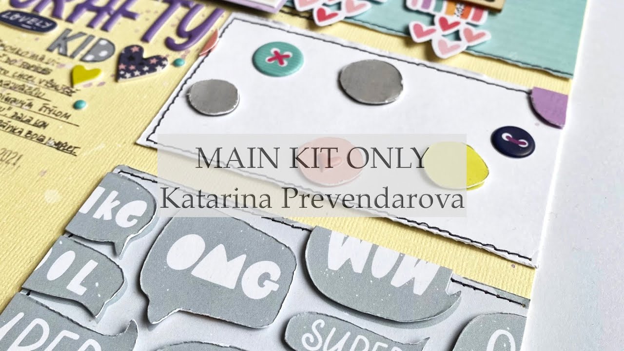 Main Kit Only | Exclusive Patterned Papers| Katarina Prevendarova