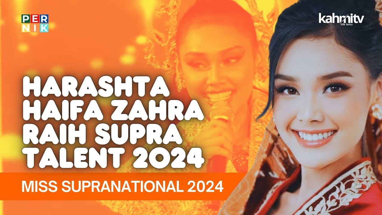 Memukau! Harashta Haifa Zahra Raih Supra Talent di Ajang Miss Supranational 2024