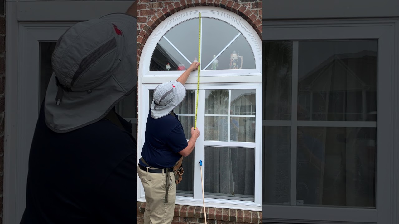 Measuring a Perfect Circle Arch for Storm Stoppers | Hurricane Window Protection