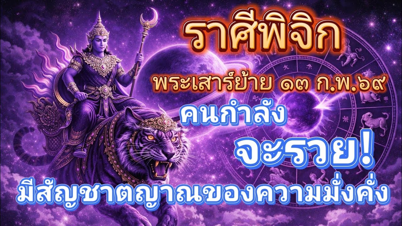 ราศีพิจิก♏คนกำลังจะรวย!มีสัญชาตญาณของความมั่งคั่ง🔮เสาร์ย้าย 13 ก.พ.69!🪬💍👩‍❤️‍👨💒⛲🌳🍀🦋🎊🪄