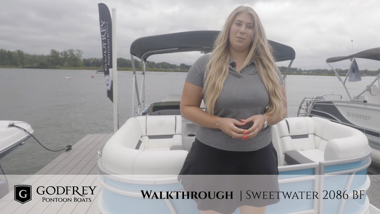 Godfrey Pontoon Boats | NEW Sweetwater 2086 BF Walkthrough