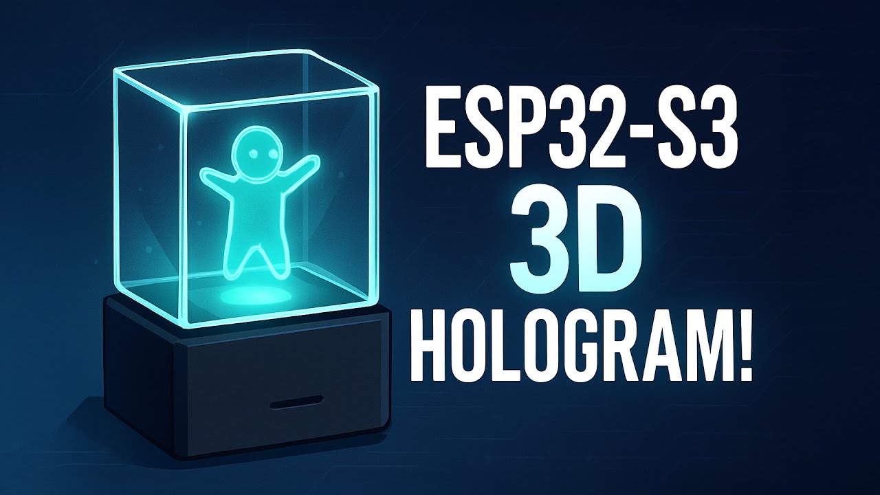 3D-призматический дисплей ESP32-S3 – иллюзия голограммы в реальном времени на крошечном экране