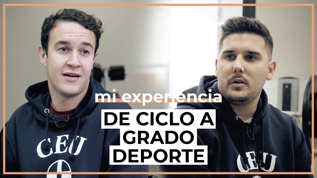 Dani y Sergio | Grado en CCAFD y Ciclo Superior en Acondicionamiento Físico 👟
