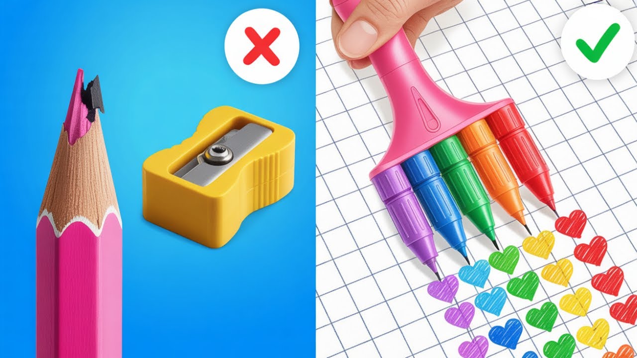 ART & PAINTING HACKS FOR PARENTS 🎨 DIY Art Ideas by 123 GO! Trends