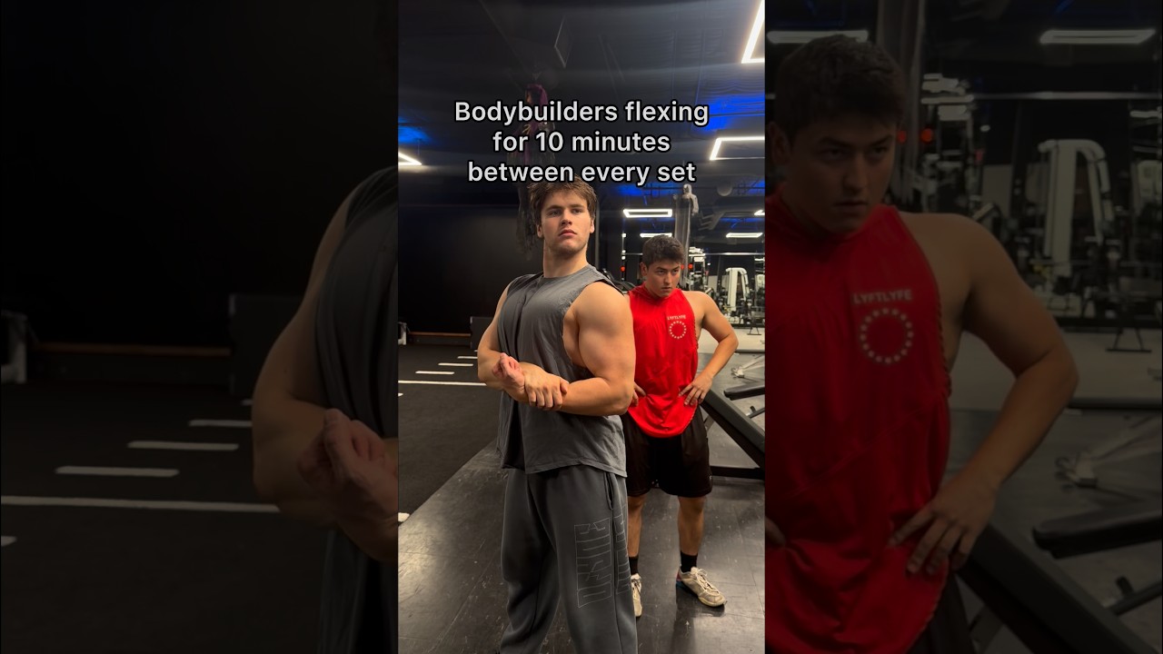 Different types of people at the gym