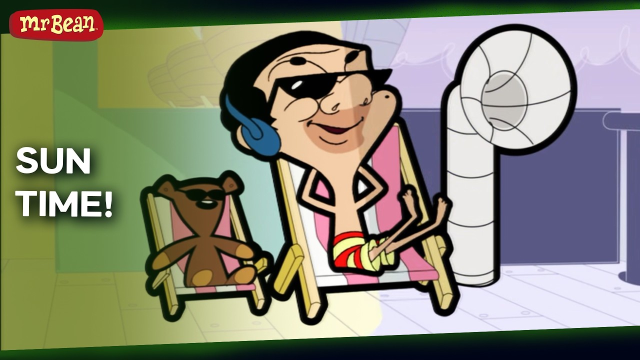 Mr Bean Chases the Sun! |  Mr Bean - Cartoons for Kids