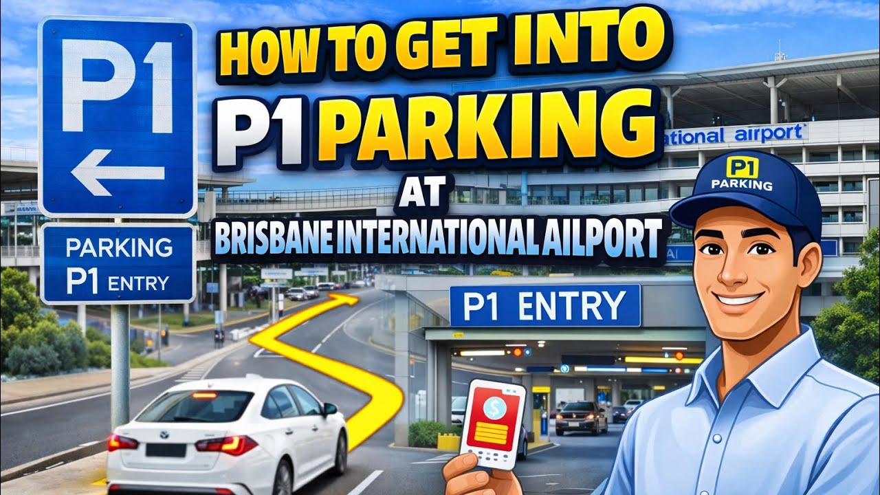 How to Get into P1 Parking at Brisbane International Airport | #Brisbane #brisbaneairport