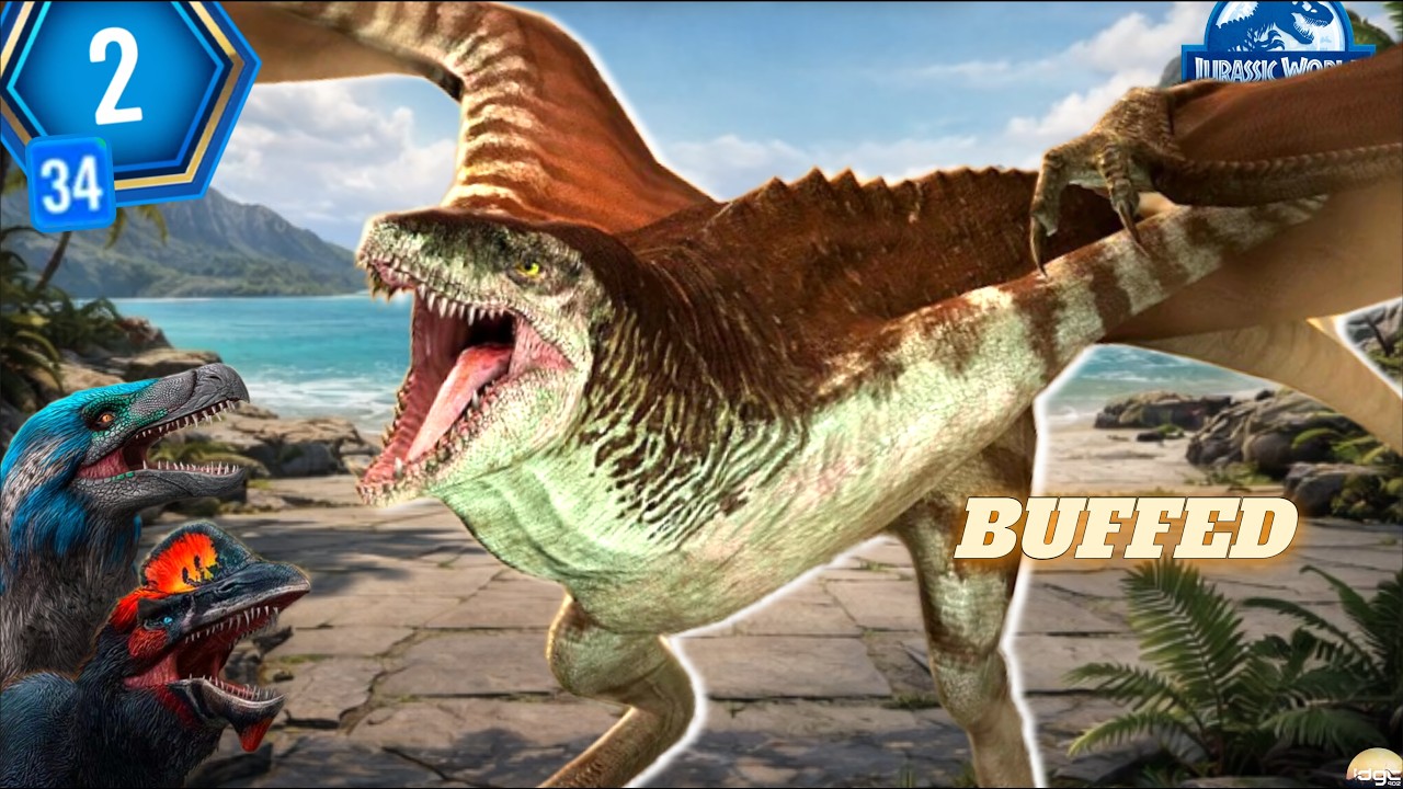 Mutadon Level 34 Et2 Buffed & Ready! | Jurassic World Alive PvP