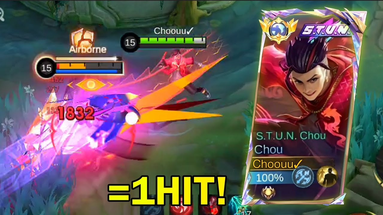 S T.U.N CHOU = 1 УДАР! БЫСТРОЕ КОМБО, НАПРЯЖЕННЫЙ ГЕЙМПЛЕЙ | MLBB