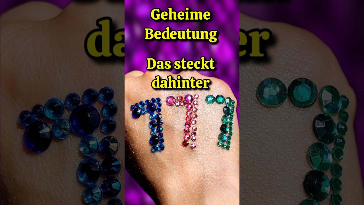 777 &ndash; Die geheime Zahl. Was sie wirklich bedeutet! 💫✨ #youtubeshorts #art #spirituality