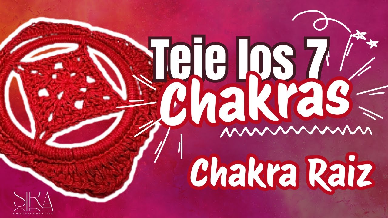 🔴 Chakra Rojo tejido a crochet | Conexión, raíz y presencia a través del tejido