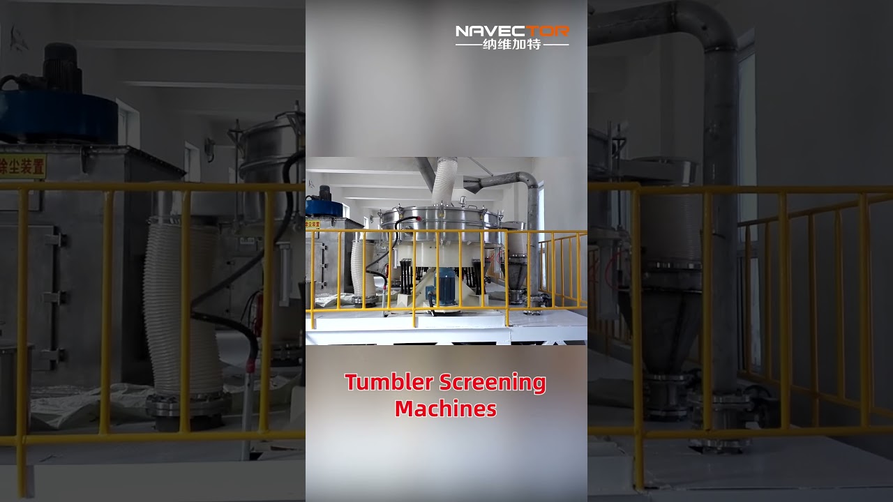 Navector swing sieve on-site screening, precise classification of ultrafine powders. 