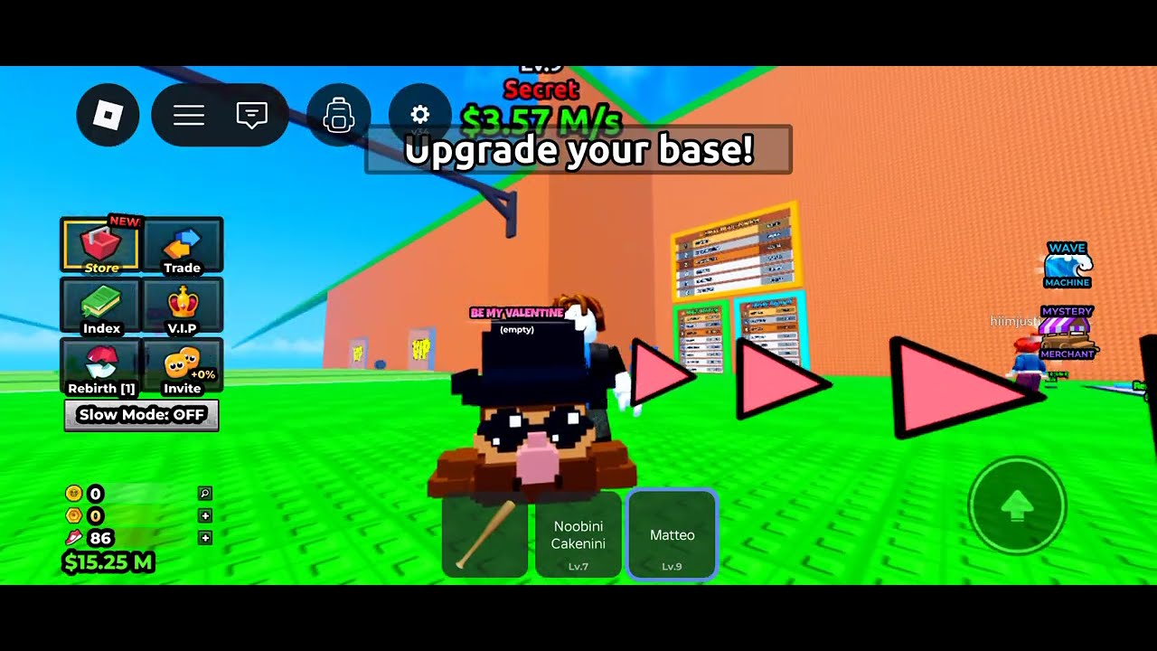 Roblox steal a brainrot tsunami # part 2 #amazing