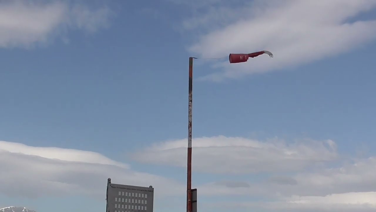 Matador 40-inch 12-oz slope wing in 33mph wind