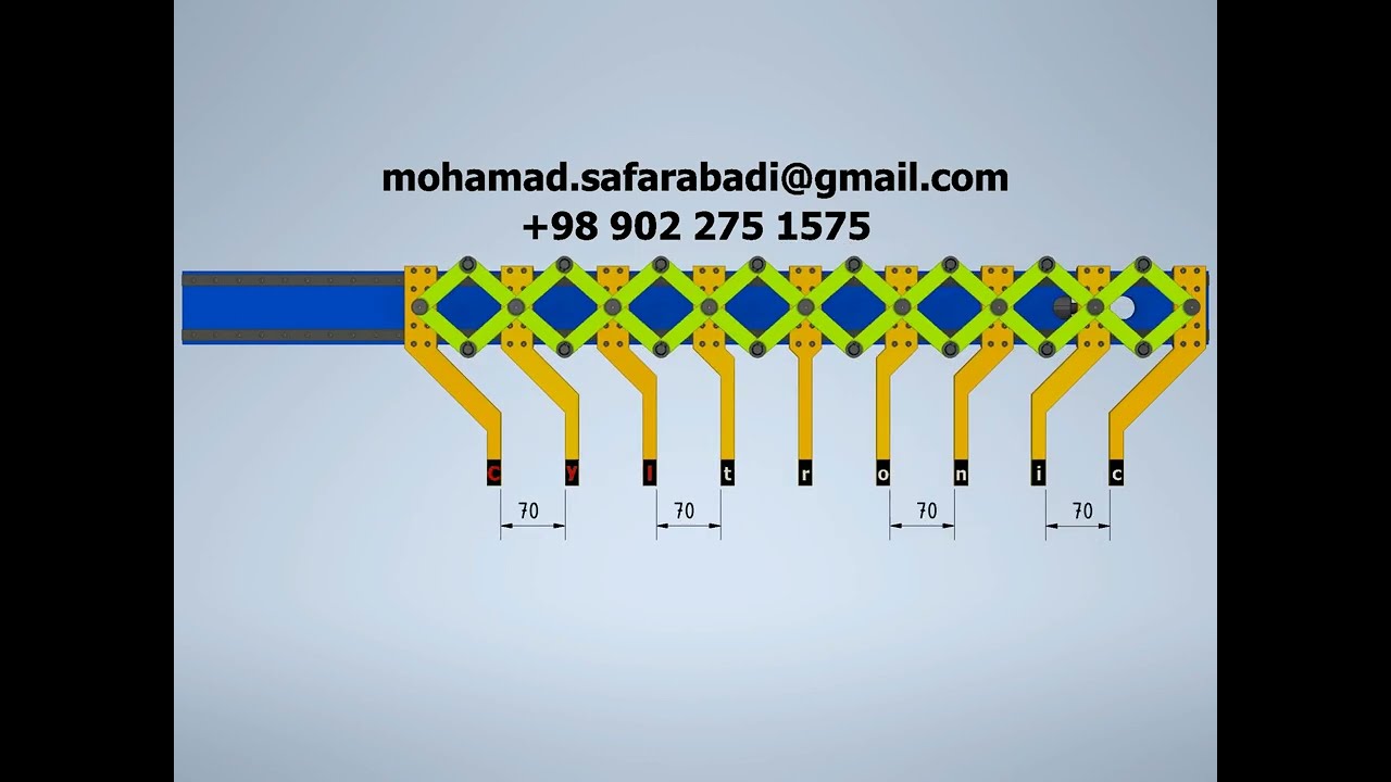 Variable Pitch (Scissors Mechanism)