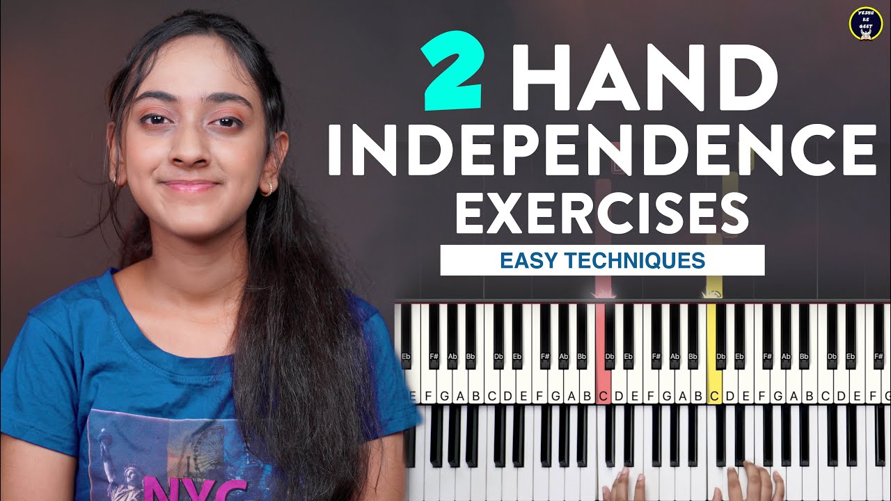 Piano Hand Independence Exercises (Separate Left & Right Hands) - Yeshu Ke Geet