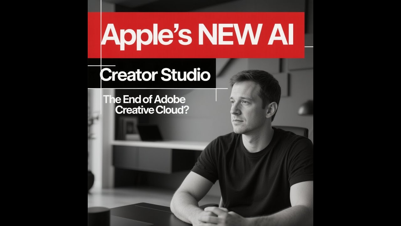 The Apple’s NEW AI Creator Studio: The End of Adobe Creative Cloud with On-device AI?