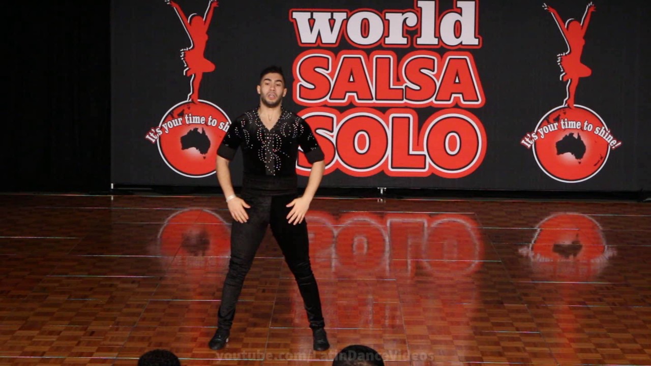 WSS & BLDF 2016 Pro Male Salsa Soloist   WORLD FINAL Artia Zandian