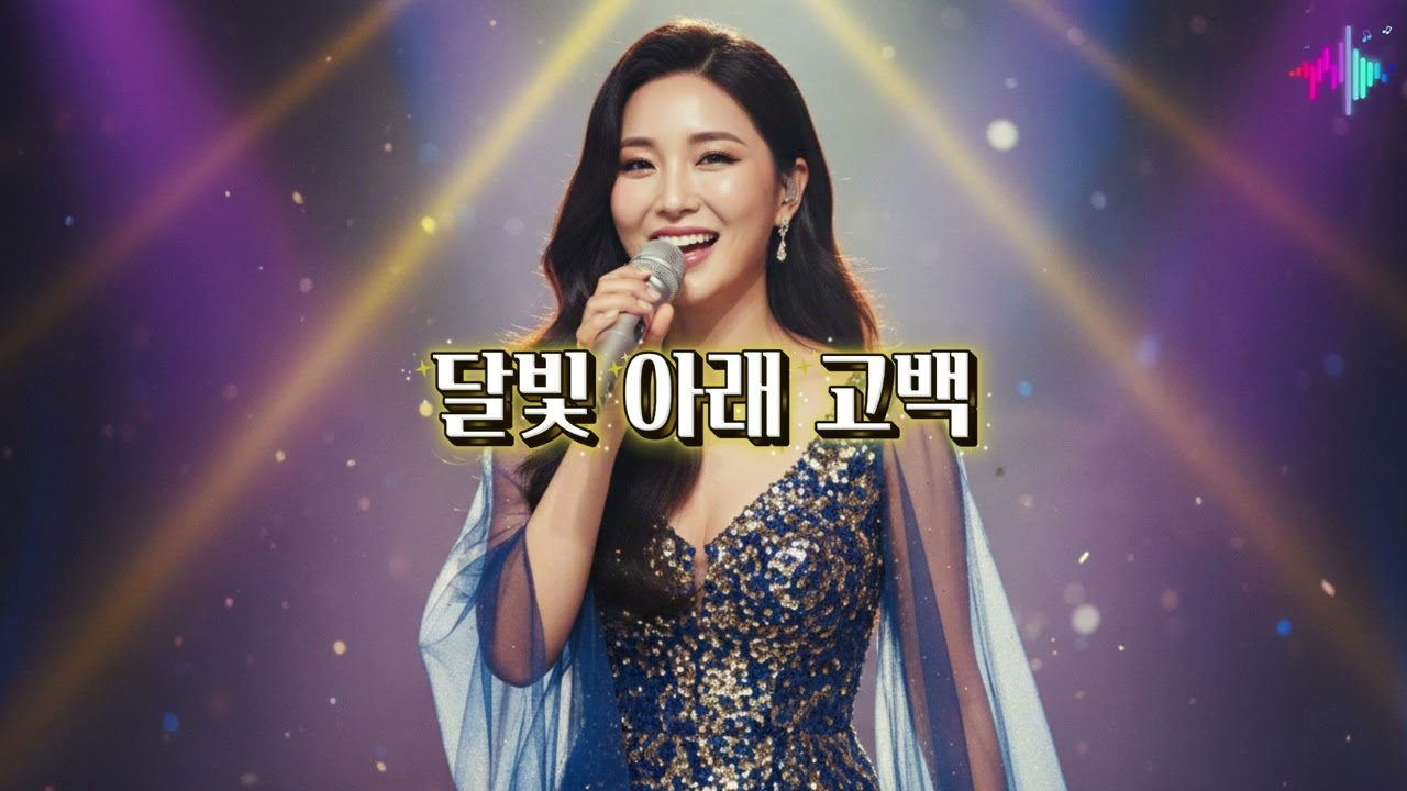 달빛 아래 그대｜별빛처럼 피어난 사랑의 고백｜최신 감성 트로트 명곡