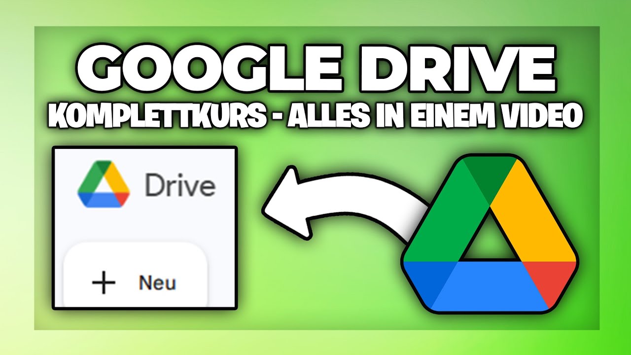 Google Drive komplett erklärt für Anfänger 2026 - alles was du wissen musst (Komplettkurs)