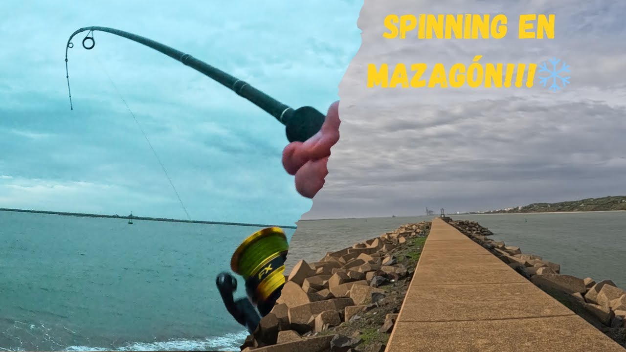 ❄️Pesca en espigón por Huelva con pez inesperado ⁉️