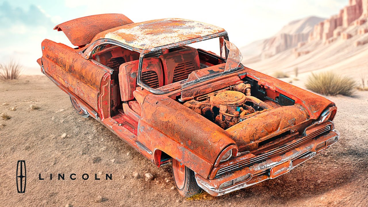 Full Restoration Abandoned USA Classic Car | Lincoln Premiere