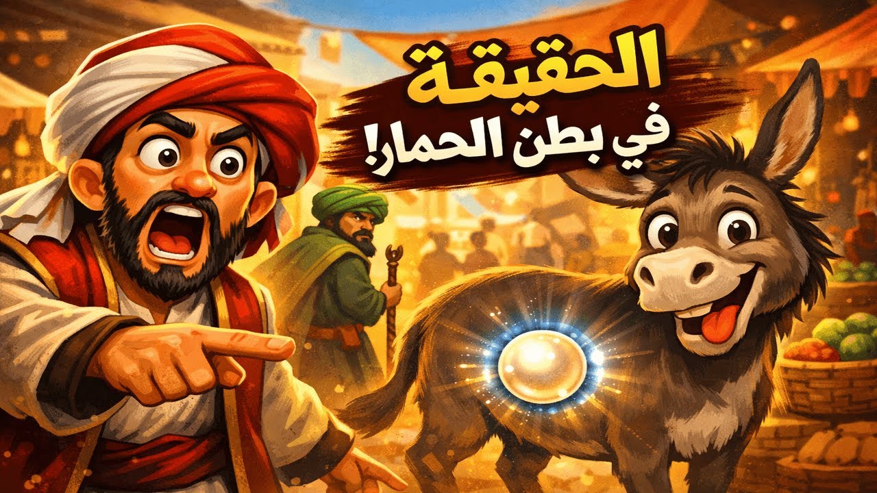 جحا ضاع كنزه في السوق… واللص لم يكن من تتوقعه أبداً!