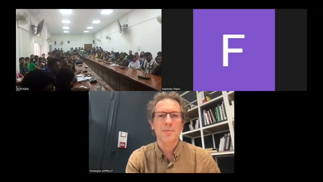 Dr. Jaffrelot's Lecture on Inequality and Social Justice in India.