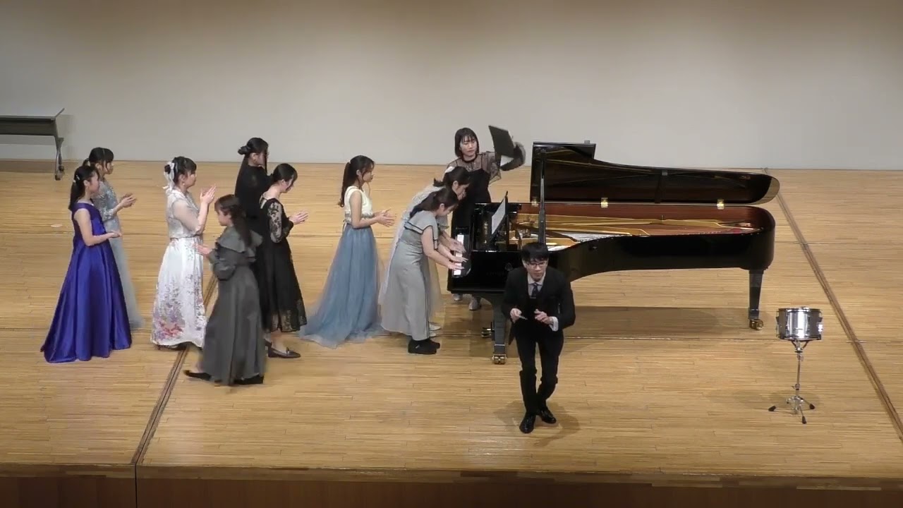 リレー連弾「ラデツキー行進曲」/ 作曲者:ヨハン・シュトラウス１世 編曲者:山本英子、電位測定