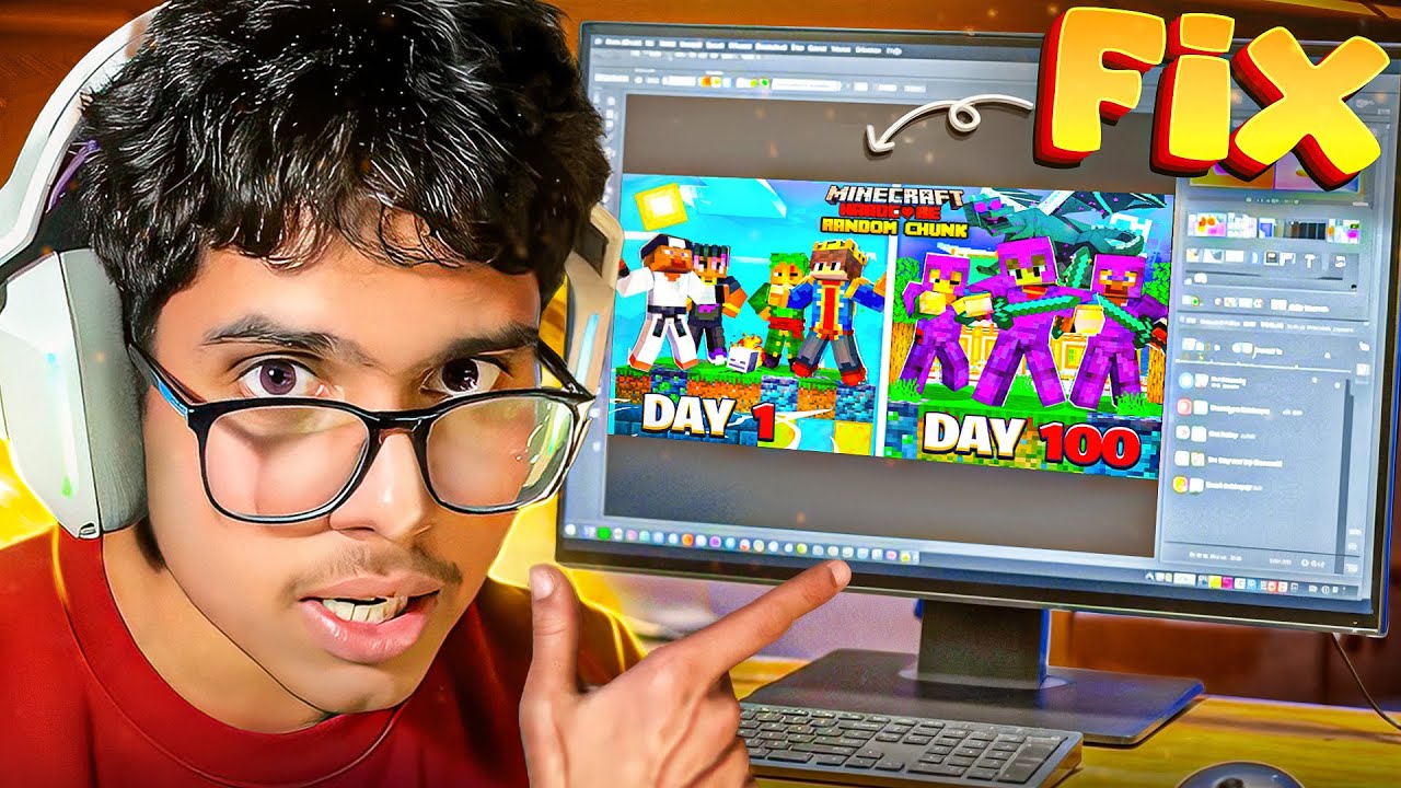 I Fixed My Old Minecraft Thumbnails 😉