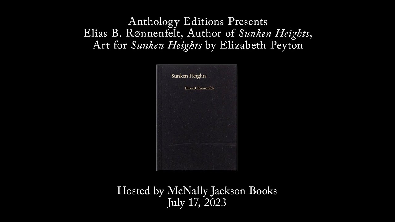 McNally Jackson Presents Elias Rønnenfelt, Author of 