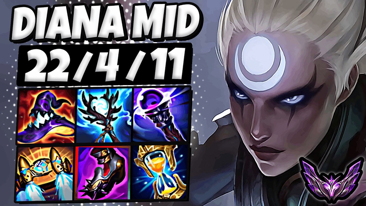 Diana vs Akali [ MID ] Korea Master 918 LP | Patch 26.11