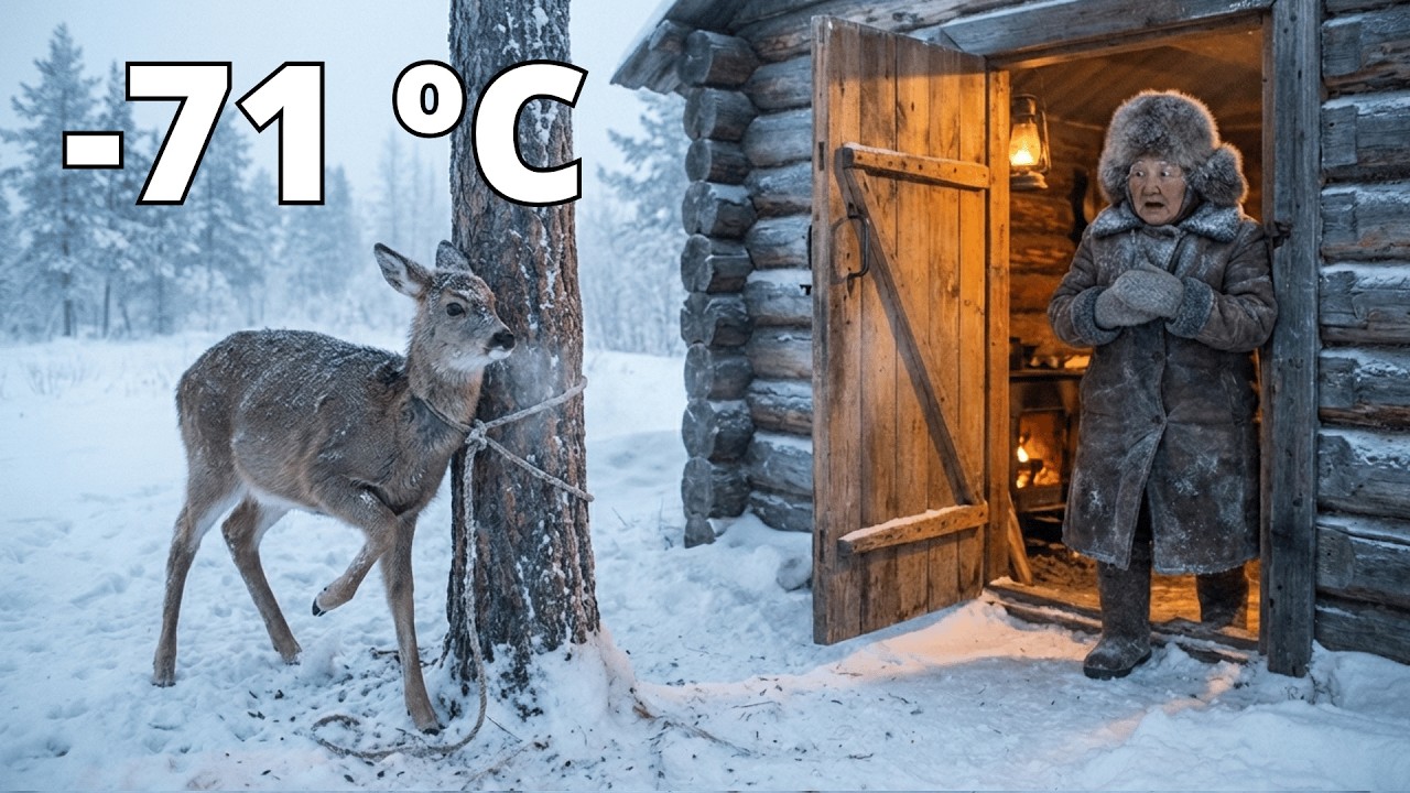 🦌 She Found a Wild Fawn Frozen in a Blizzard… Then Heard Another Behind It -71°C Siberia