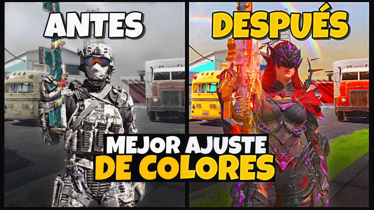 LA MEJOR CONFIGURACIÓN DE COLORES  ACTUALMENTE EN COD MOBILE | PASO A PASO 